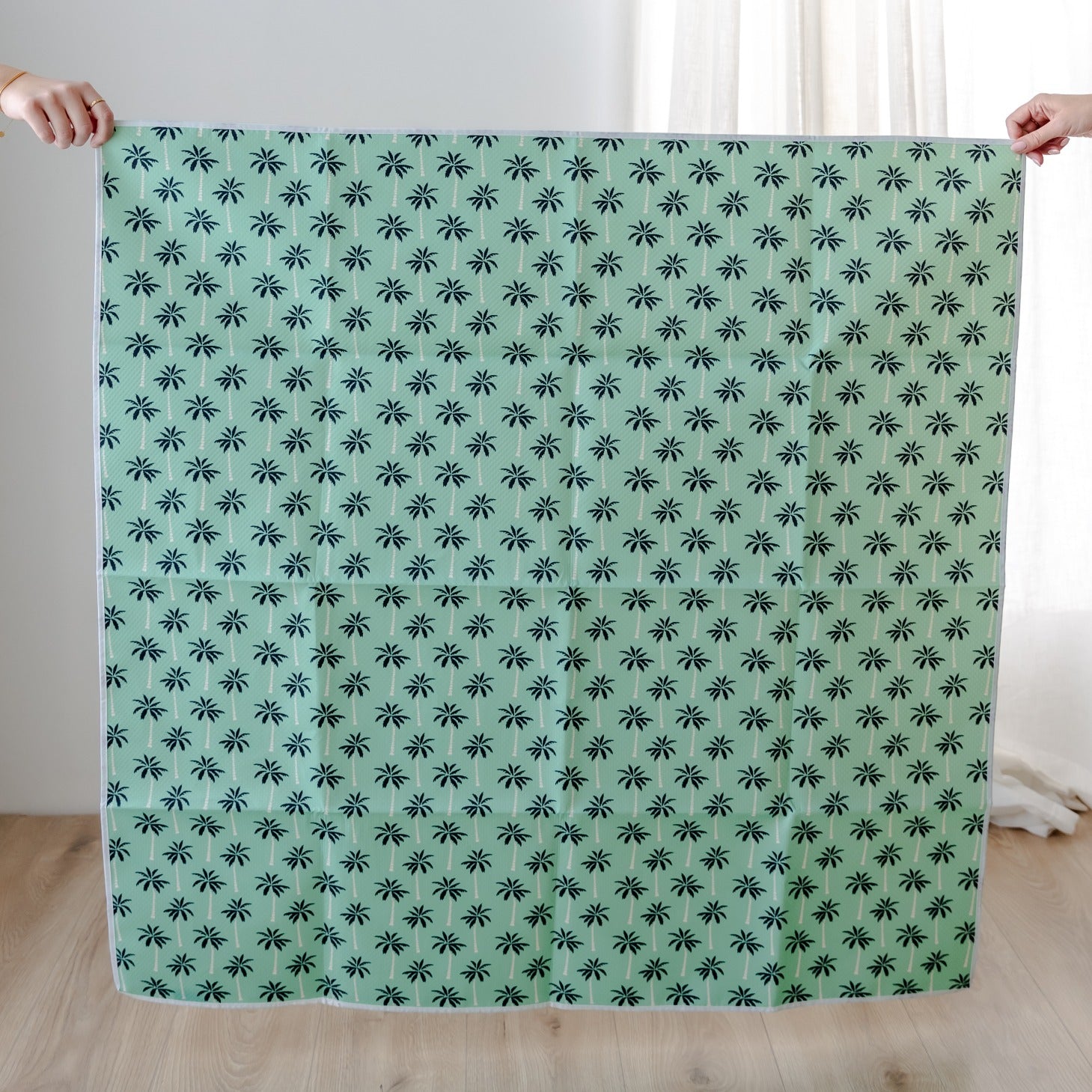 Bear & Moo Mint Tropics Messy Mat