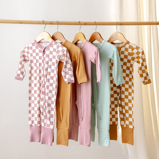 Hello Poppet Bamboo All-in-One suit available at Bear & Moo