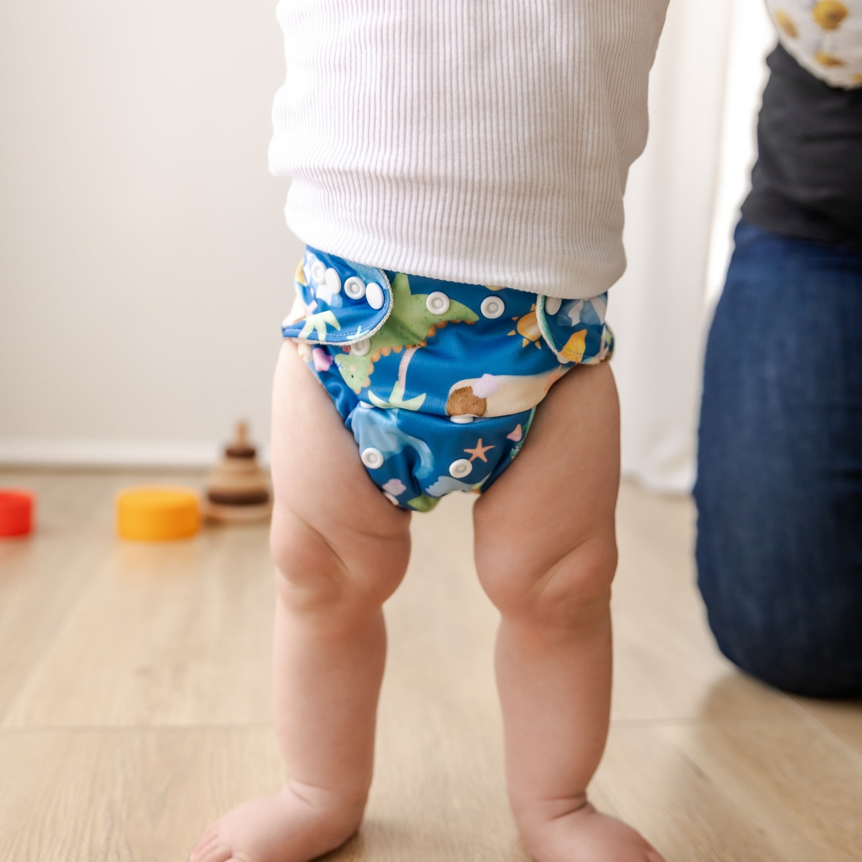 Bear & Moo One Size Fits Most Reusable Cloth Nappy