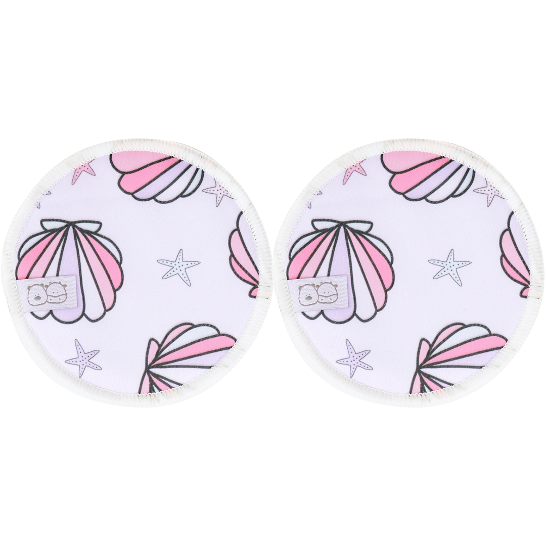 Bear & Moo Mermaid Shells Breast Pads