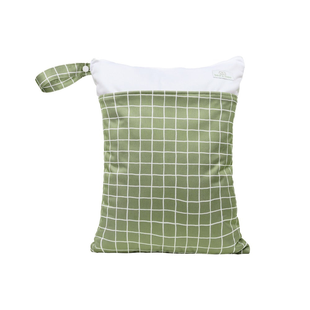 Bear & Moo Large Wet Bag | Large Swim Bag | Large Water Resistant Nappy Bag