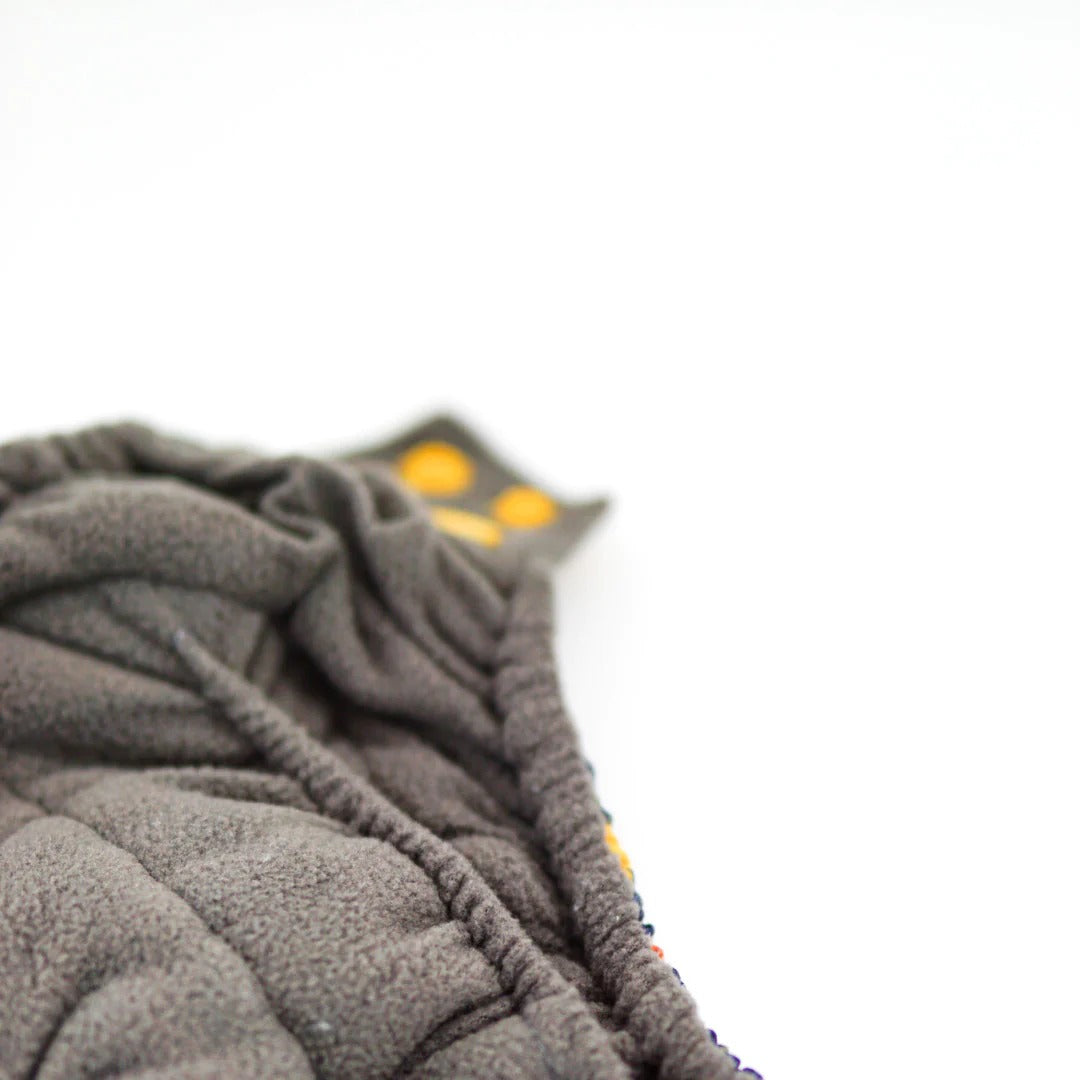 Bear & Moo Newborn Reusable Microfibre and Charcoal Bamboo Nappy