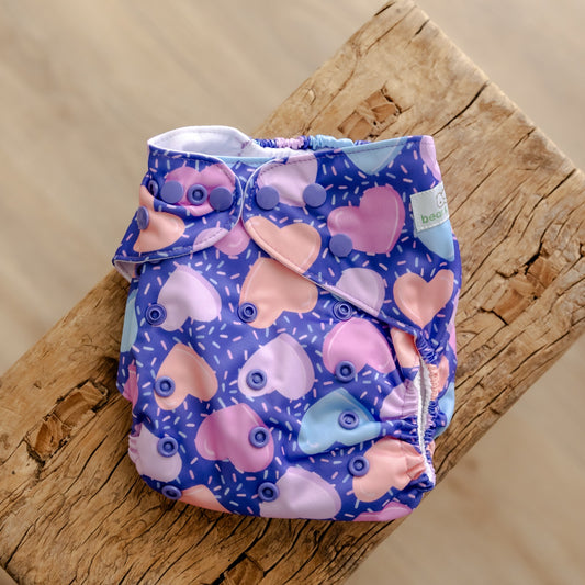 All You Need Is Love Cloth Nappy | One Size Fits Most