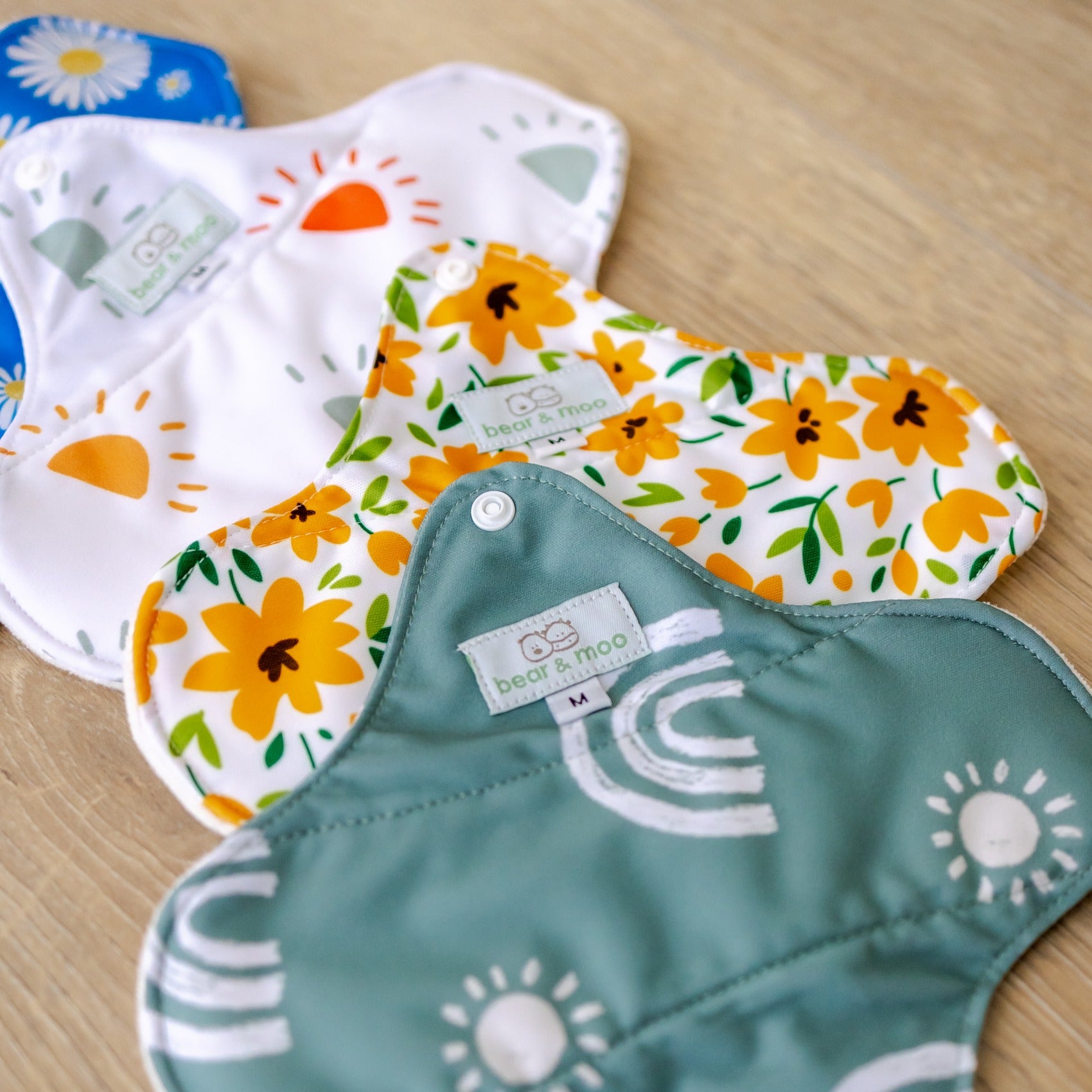 Bear & Moo Reusable Sanitary Pad | Spring Flora