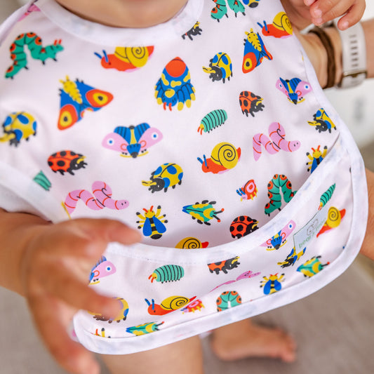 Classic Bib | Backyard Bugs