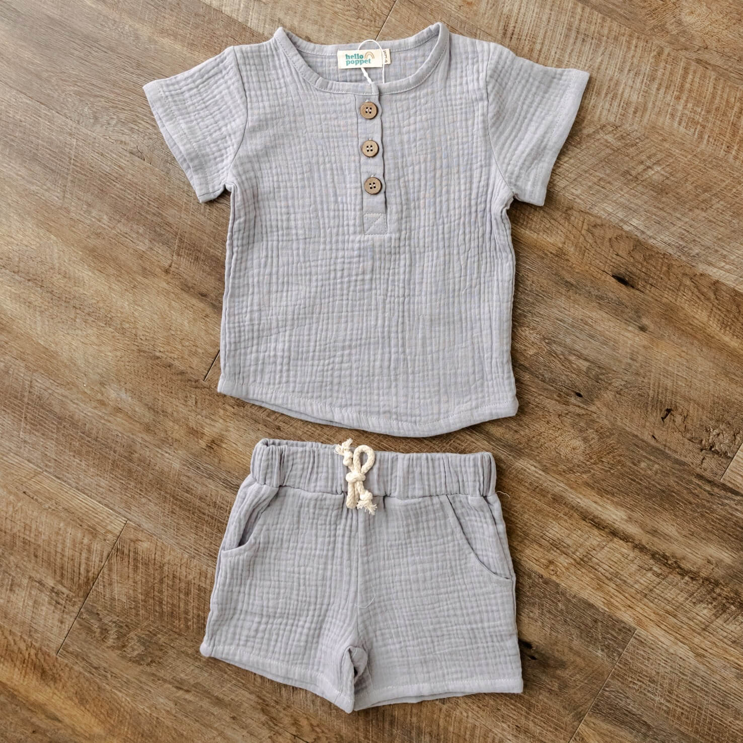 Hello Poppet Quinn Set | Organic Kids Clothing | available at Bear & Moo