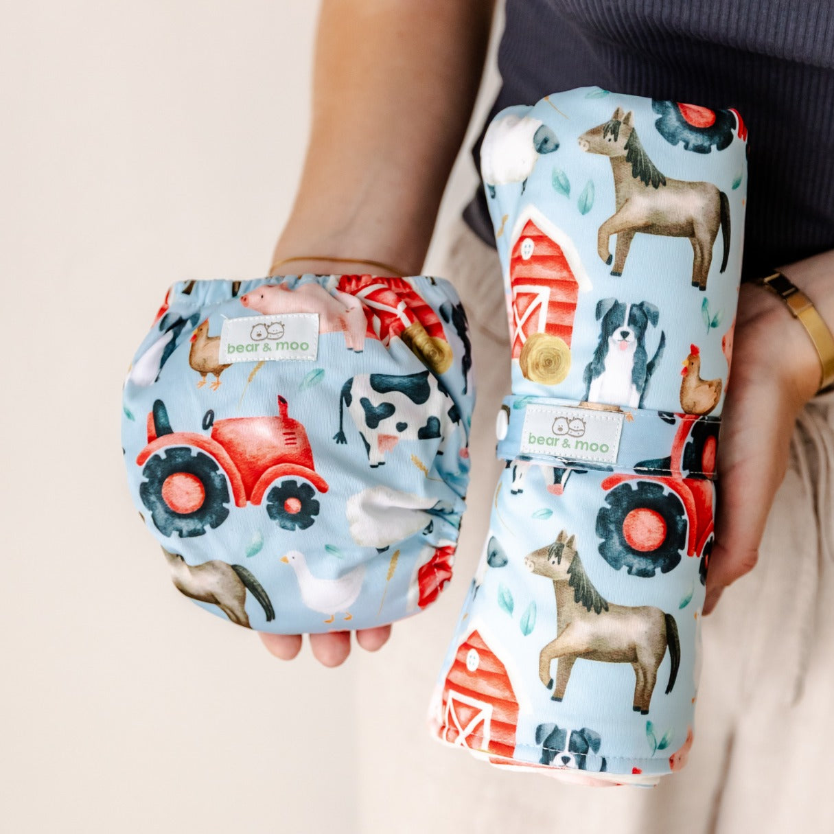 Bear & Moo Reusable Change Mat
