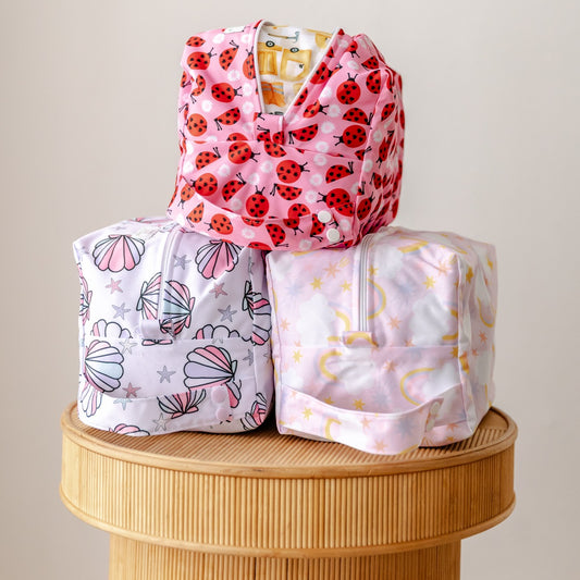 Bear & Moo Reusable Nappy Pod in Dreamland