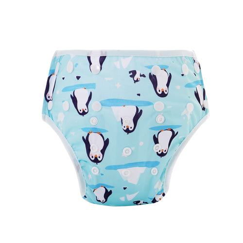Arctic Penguins Swim Nappy