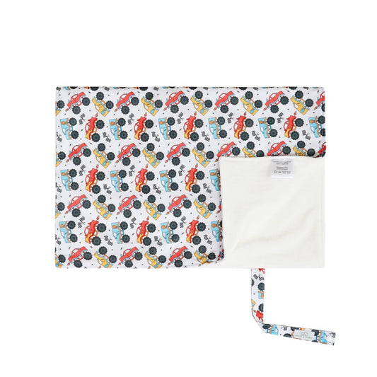 Bear & Moo Reusable Change Mat | Demolition Derby print
