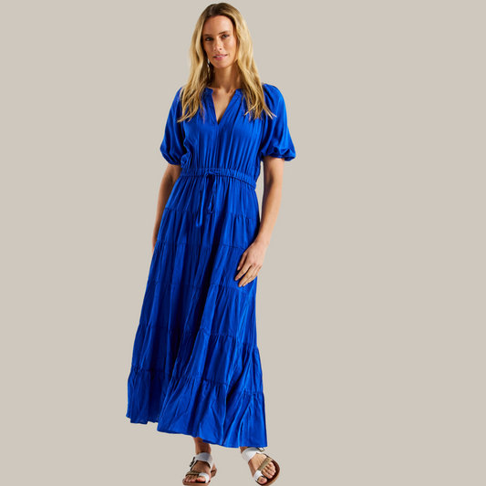 Betty Basics Aleja Dress | Cobalt Blue available at Bear & Moo