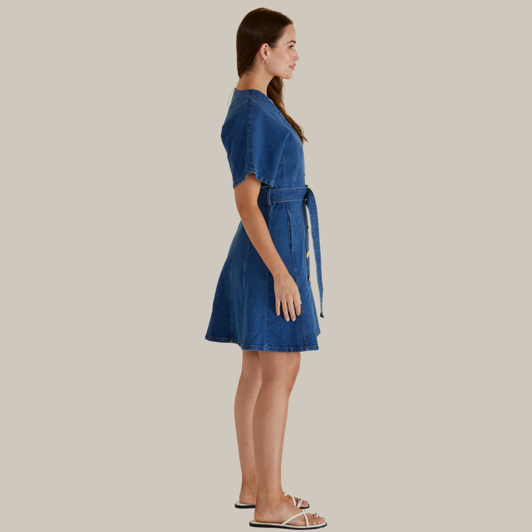 Betty Basics Fiori Denim Dress available at Bear & Moo