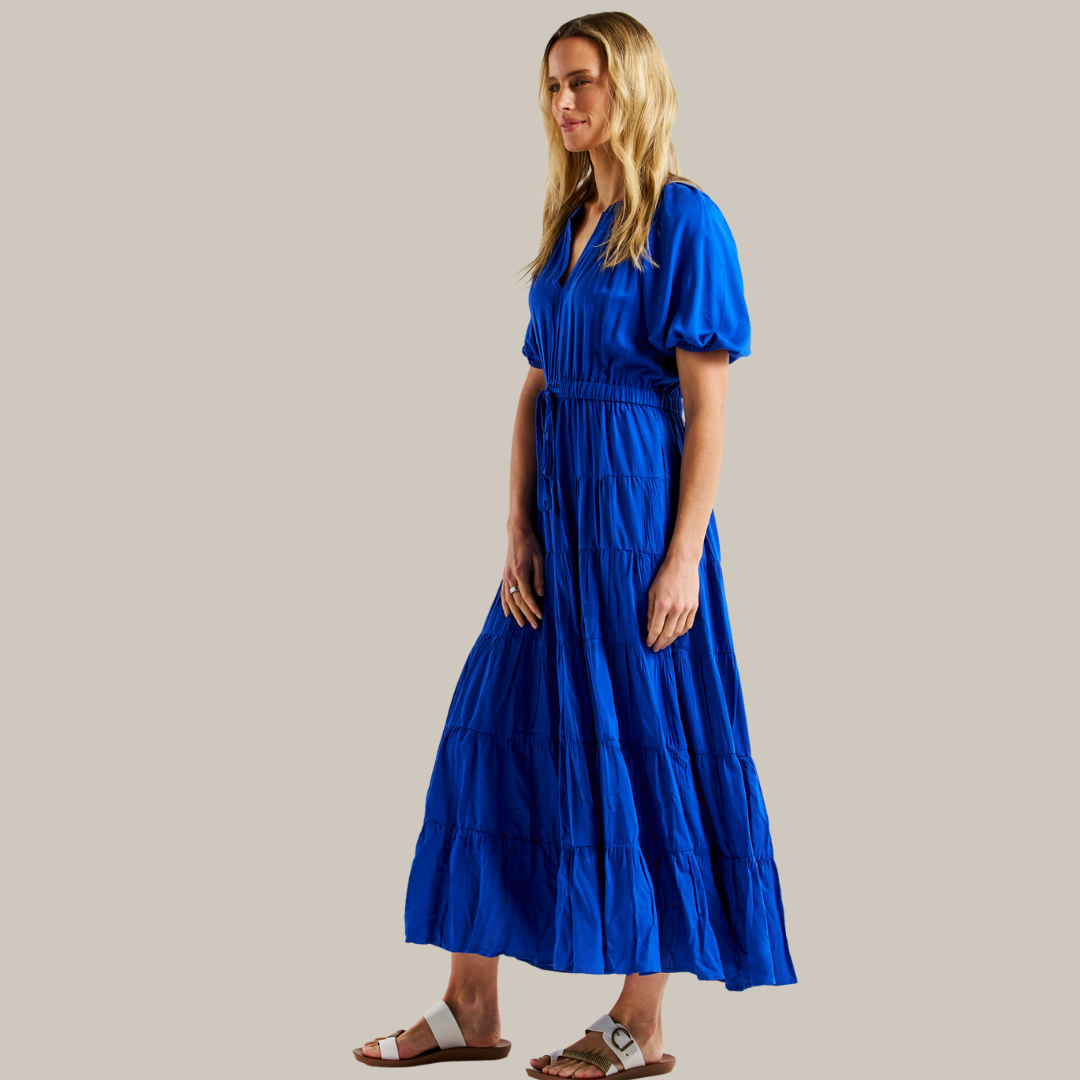 Betty Basics Aleja Dress | Cobalt Blue available at Bear & Moo