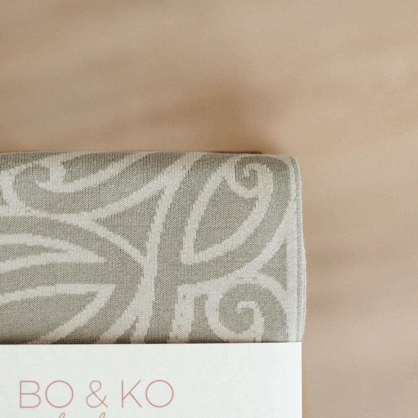 BO & KO Baby Mohimohi Woven Pēpi Blanket | Huruwhenua available at Bear & Moo