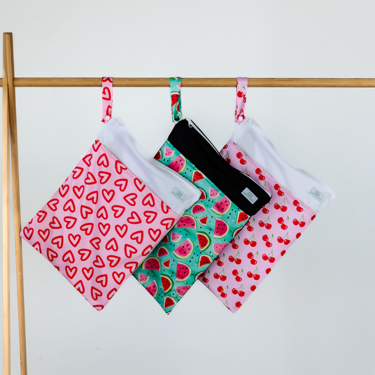 Large Wet Bag | Cherry Bomb