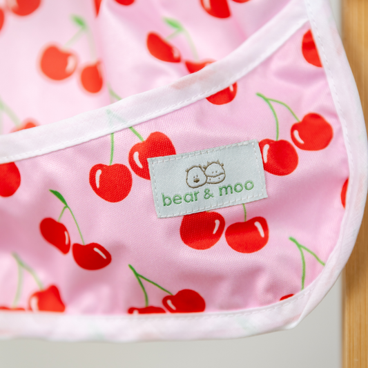 Sleeved Bib | Cherry Bomb