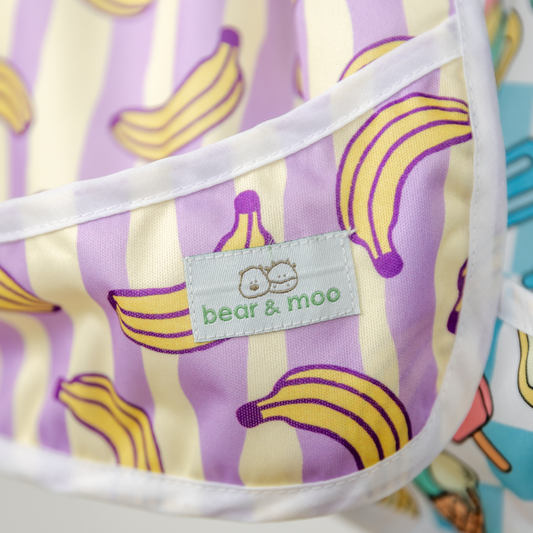 Sleeved Bib | Banana Split