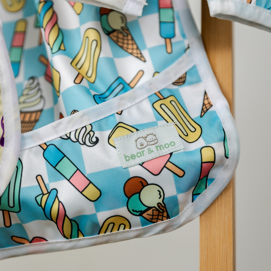 Sleeved Bib | Icy Treats