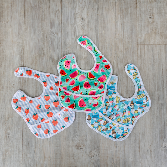 Classic Bib | Strawberry Delight