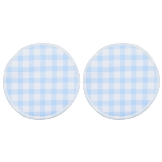 Bear & Moo Cornflower Gingham Reusable Breast Pads