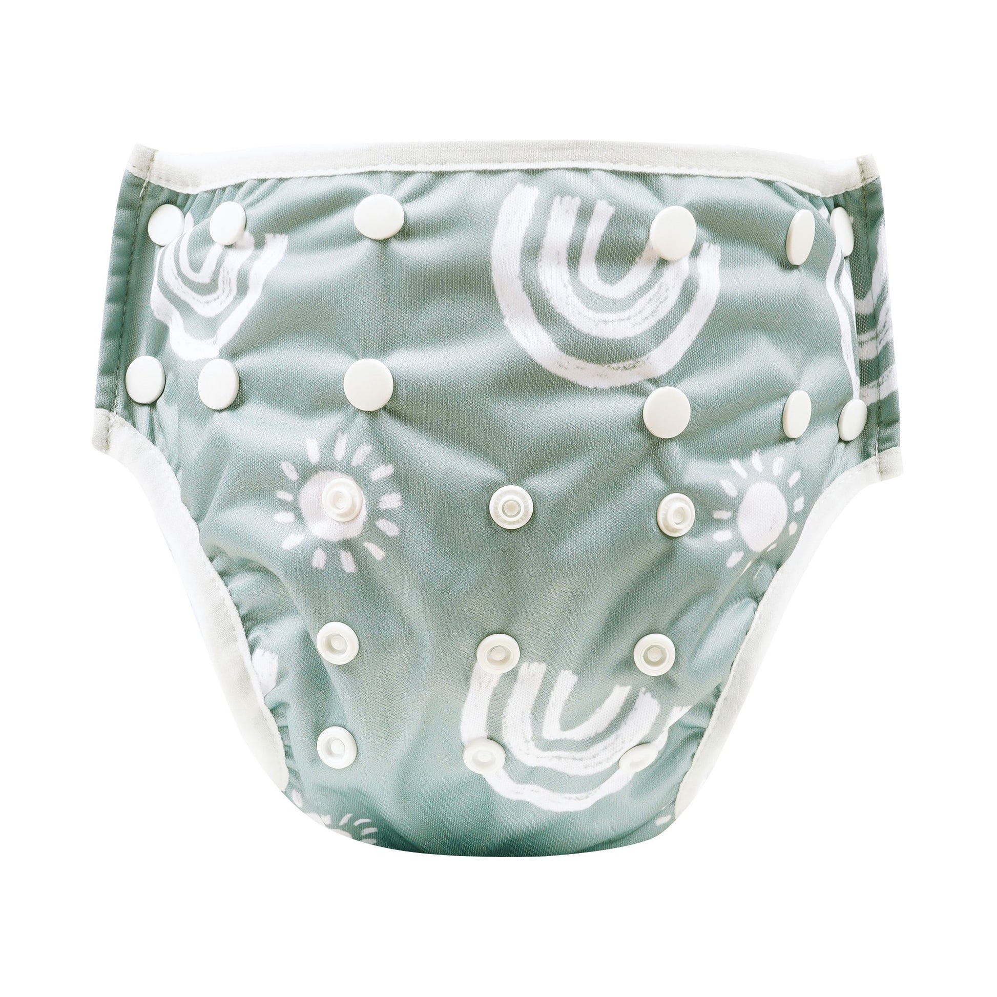Bear & Moo Reusable Swim Nappy | After the Rain print 