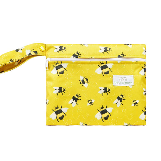 Bear & Moo Reusable Nappy Bags | Mini Wet Bag
