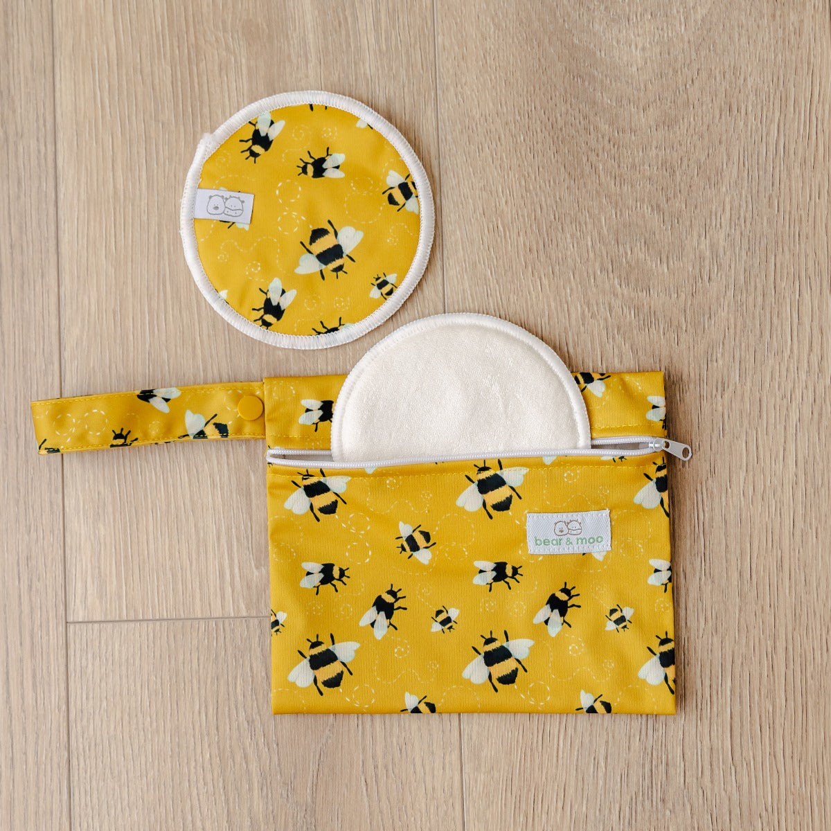 Bear & Moo Reusable Nappy Bags | Mini Wet Bag