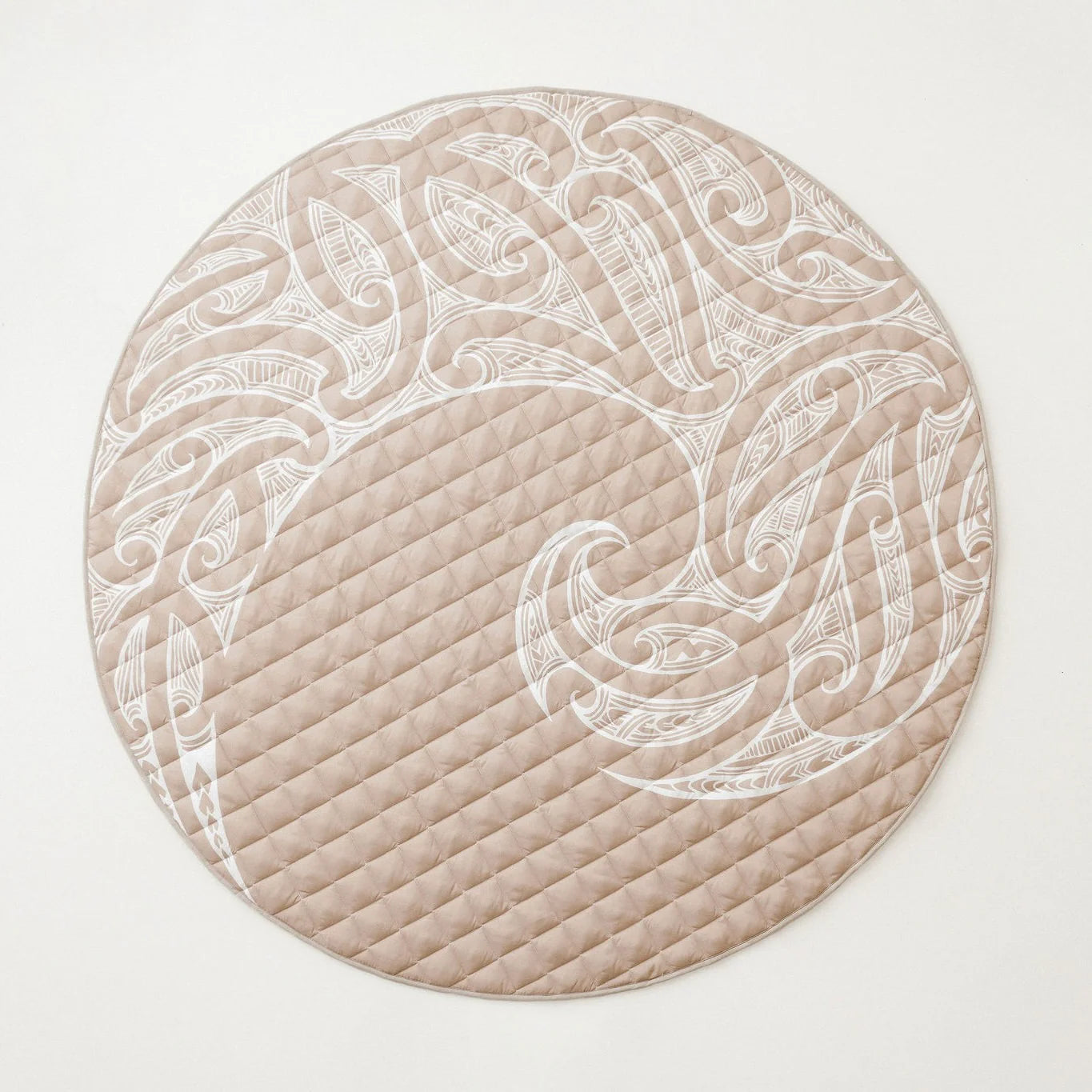 BO & KO Baby Māori Inspired Playmat | Tan available at Bear & Moo