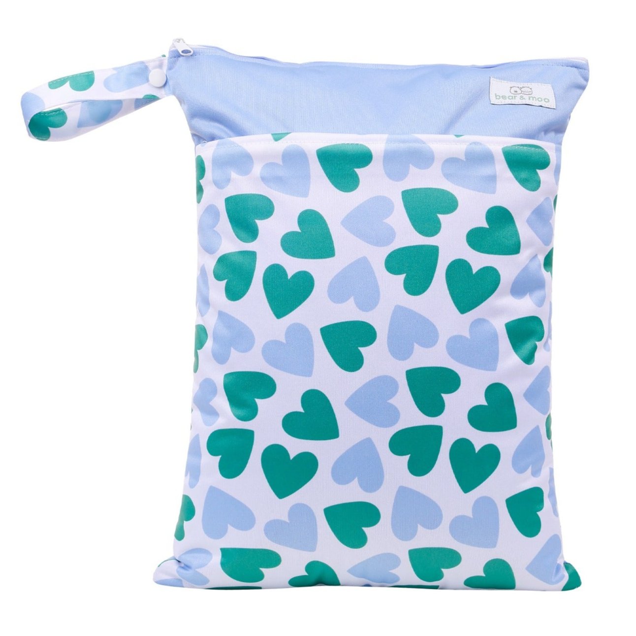 Bear & Moo Large Wet Bag | Reusable Waterproof Baby Bag