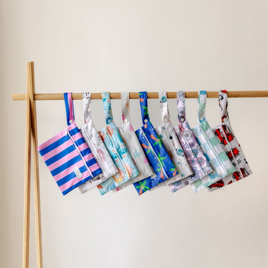 Mini Wet Bag | Coastal Checks