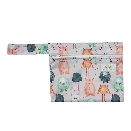 Bear & Moo Mini Wet Bag | Monsters