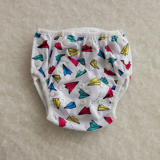 Bear & Moo Paper Planes Reusable Swim Nappy