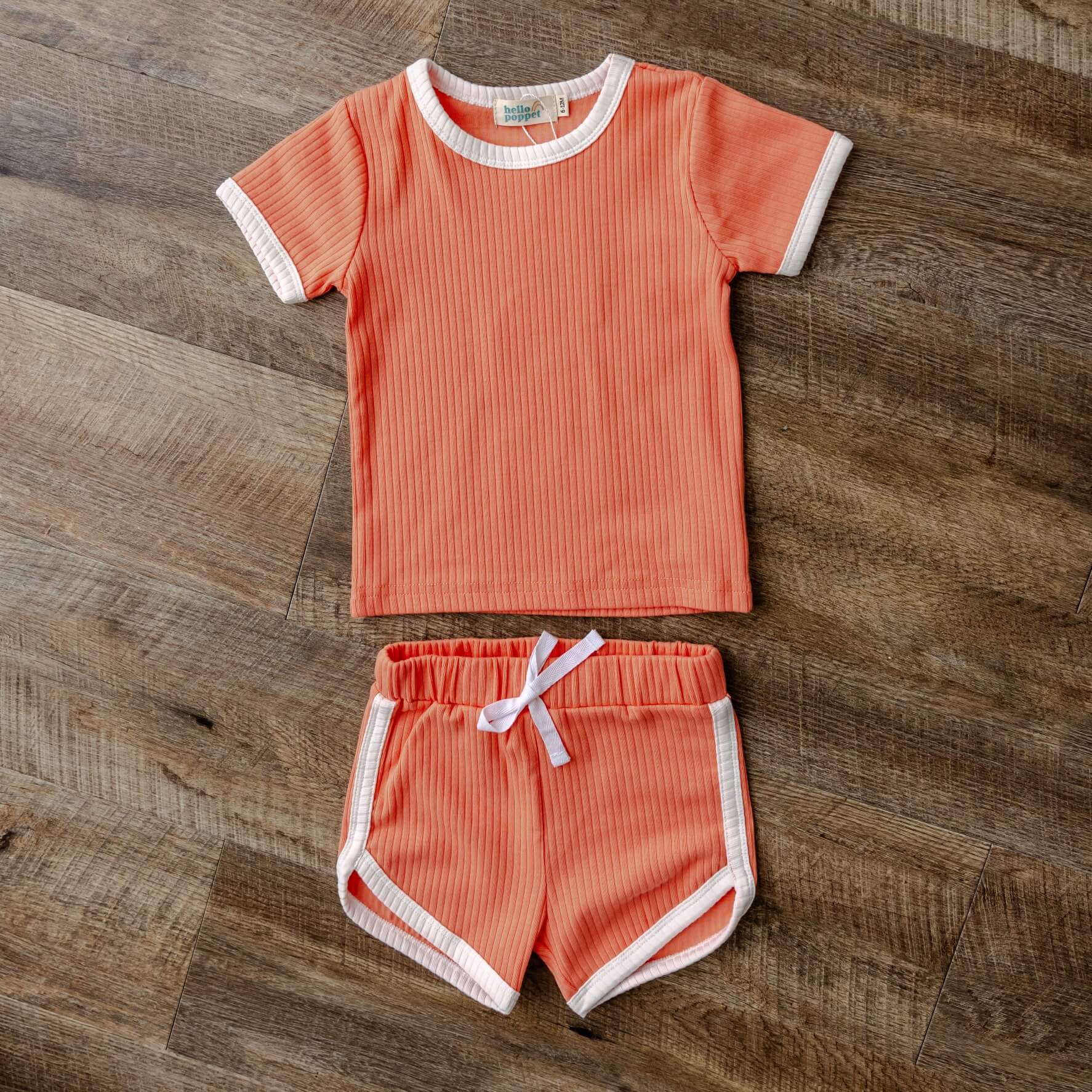 Hello Poppet Riley Set | Kids Organic Cotton Clothing available Bear & Moo