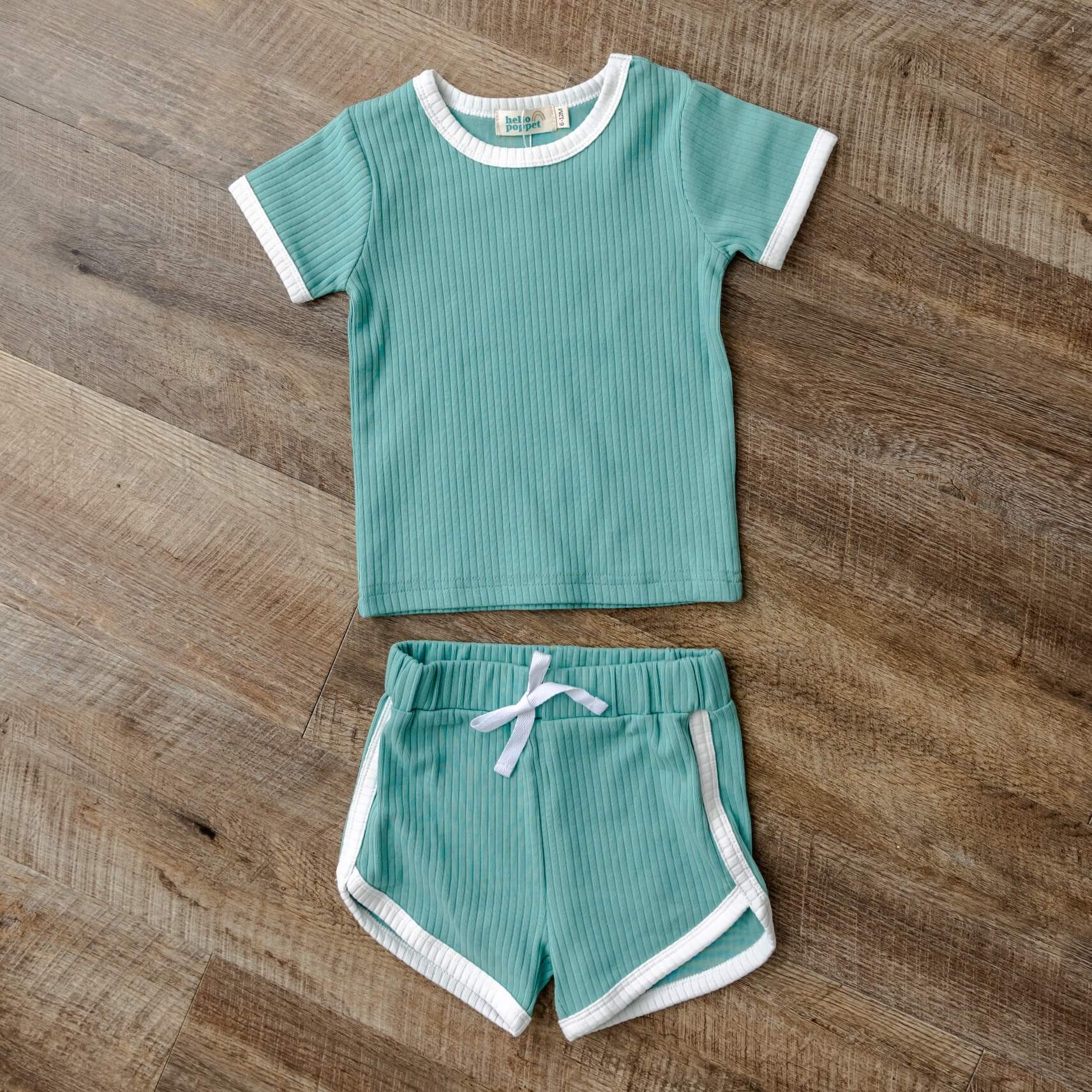 Hello Poppet Riley Set | Kids Organic Cotton Clothing available Bear & Moo