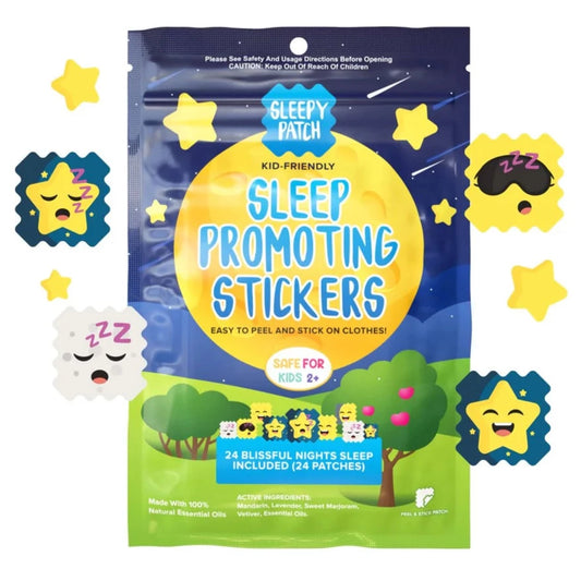 SleepyPatch Sleep Promoting Stickers from NaturalPatch available at Bear & Moo