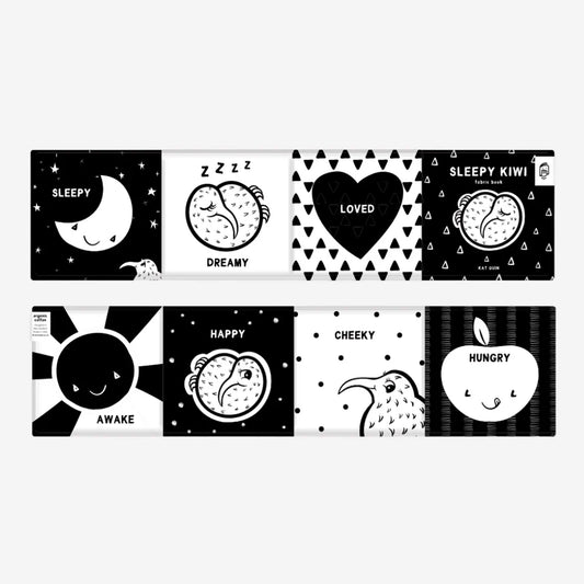 Sleepy Kiwi Fabric Book