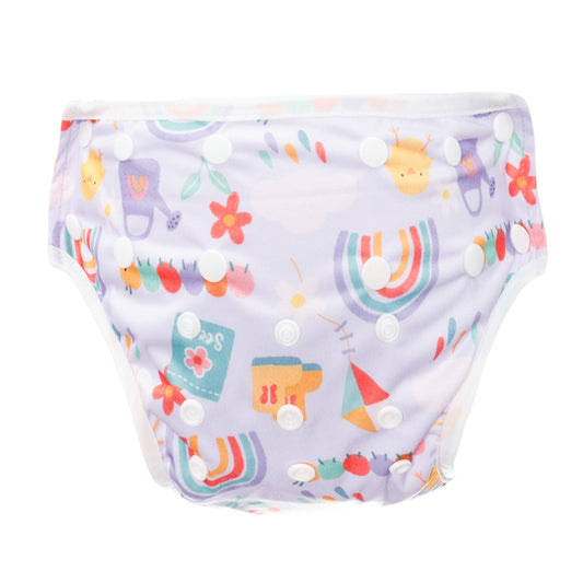 Bear & Moo Spring Garden Swim Nappy