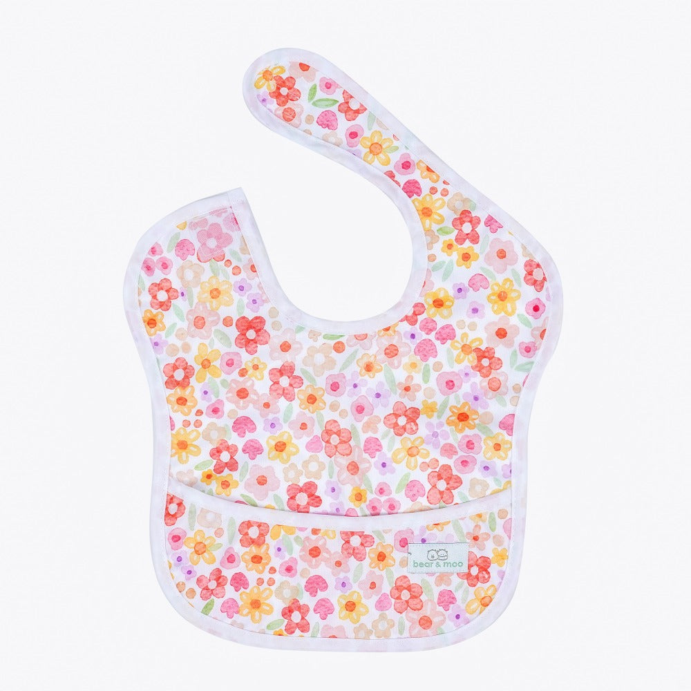 Reusable Water resistant PUL Bear & Moo Classic Bibs