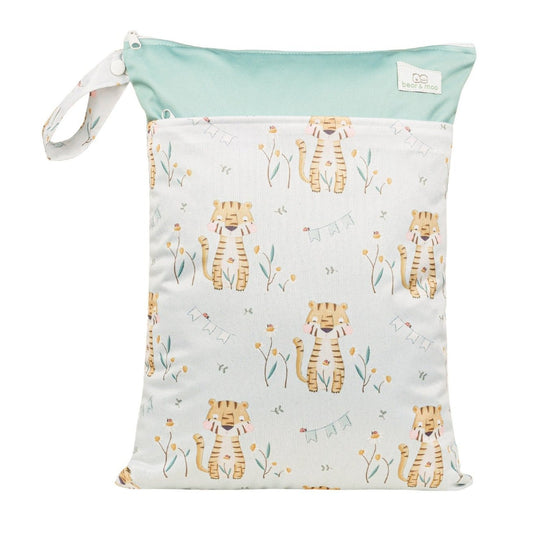 Bear & Moo Large Wet Bag | Reusable Waterproof Baby Bag