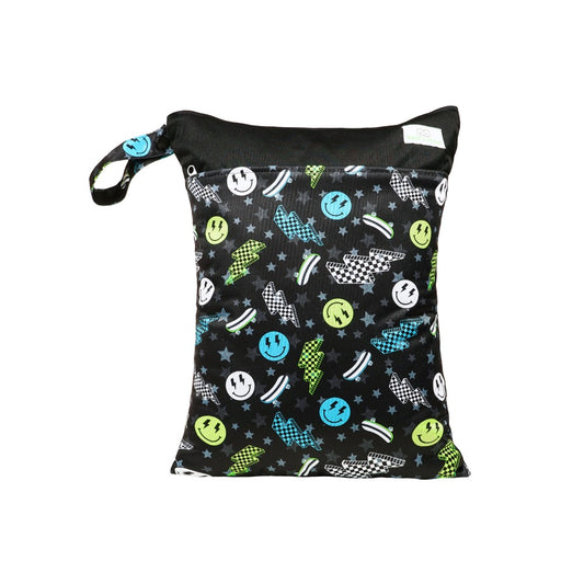 Bear & Moo Large Wet Bag | Large Swim Bag | Large Water Resistant Nappy Bag