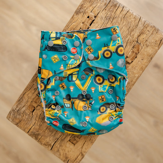 Under Construction Cloth Nappy | Large