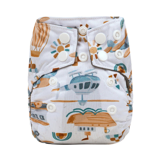 Bear & Moo Reusable Cloth Newborn Nappy 