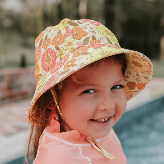 Ponytail Swim Bucket Beach Hat