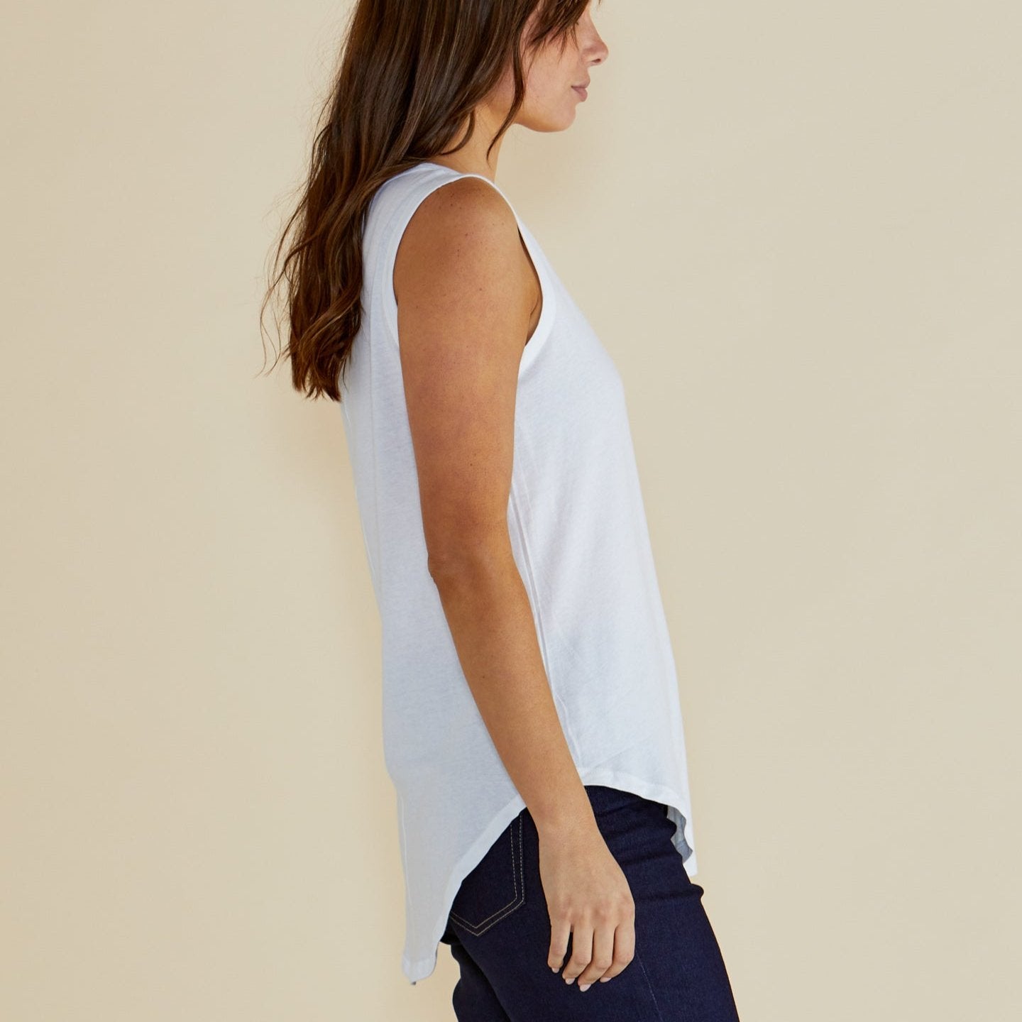 Betty Basics Keira Tank | White available at Bear & Moo