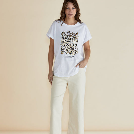 Betty Basics Tee in LE MARAIS PRINT available at Bear & Moo