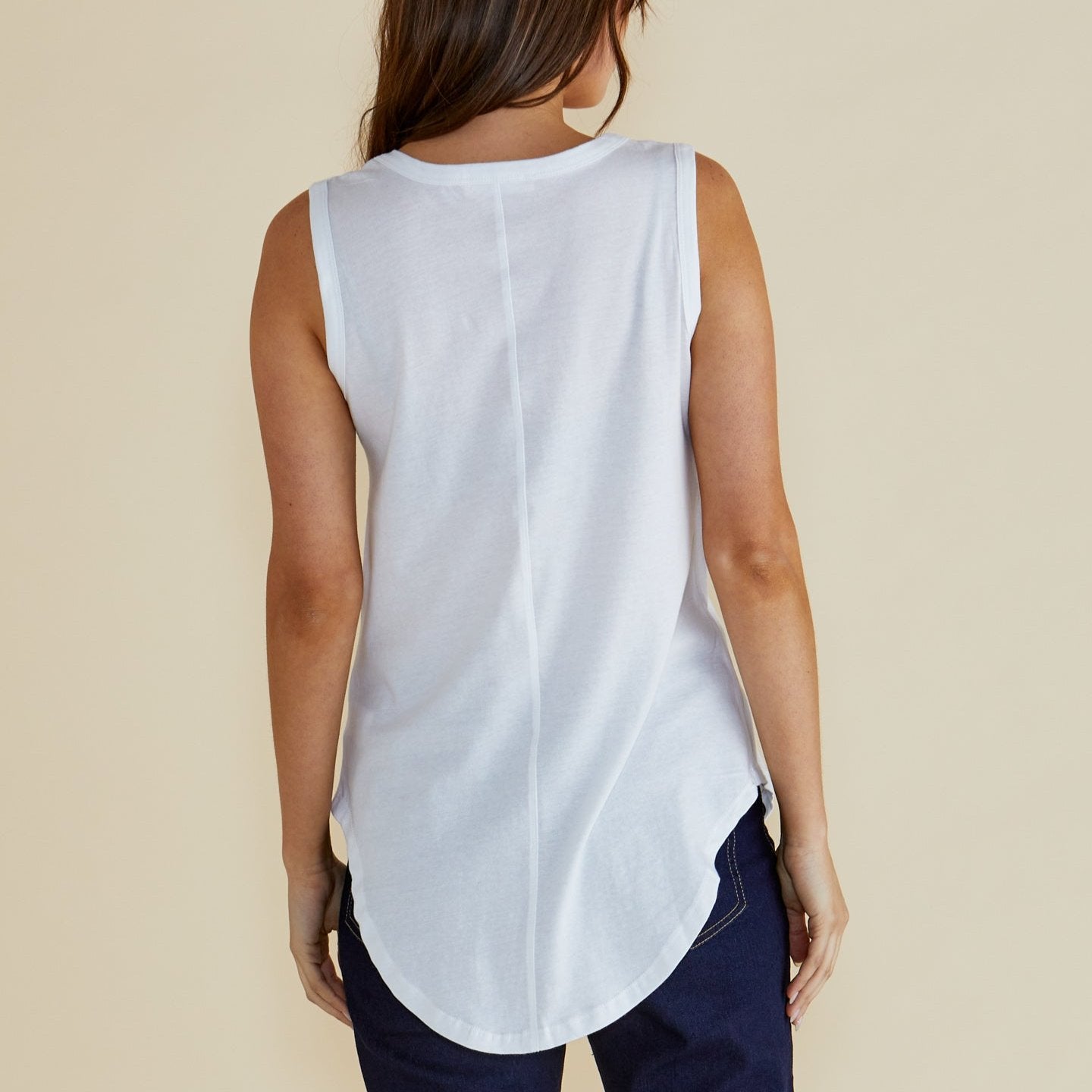 Betty Basics Keira Tank | White available at Bear & Moo