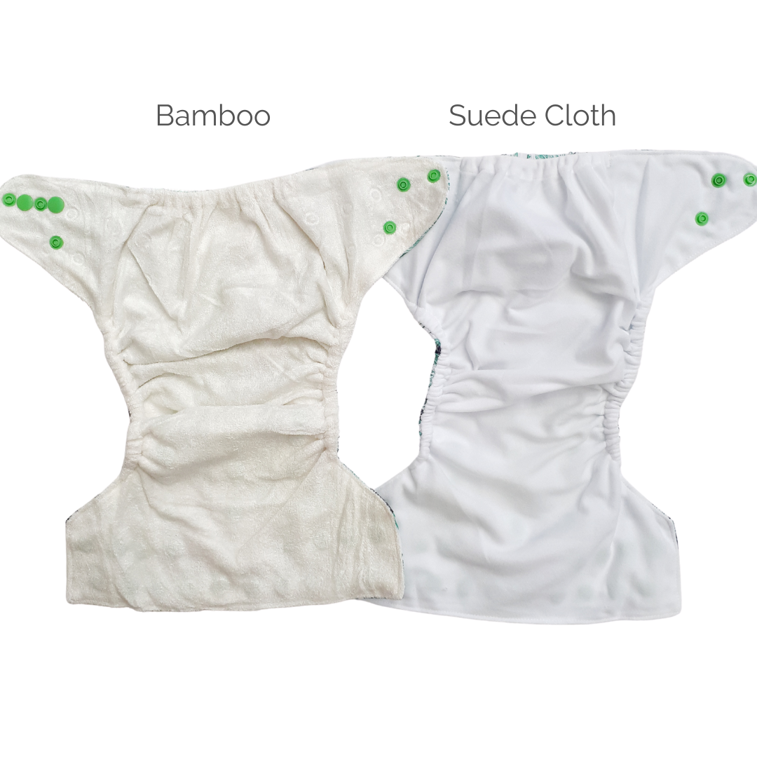 Reusable Bamboo & Suede Fabric Cloth Nappy from Bear & Moo