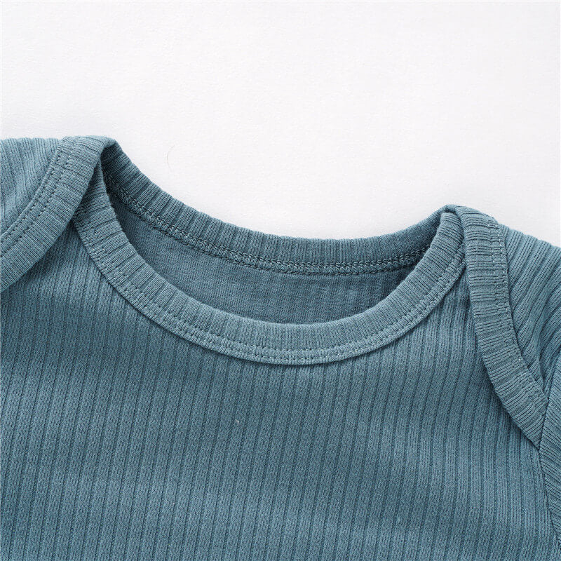 Hello Poppet Original Ribbed Bodysuit | Longsleeve available at Bear & Moo