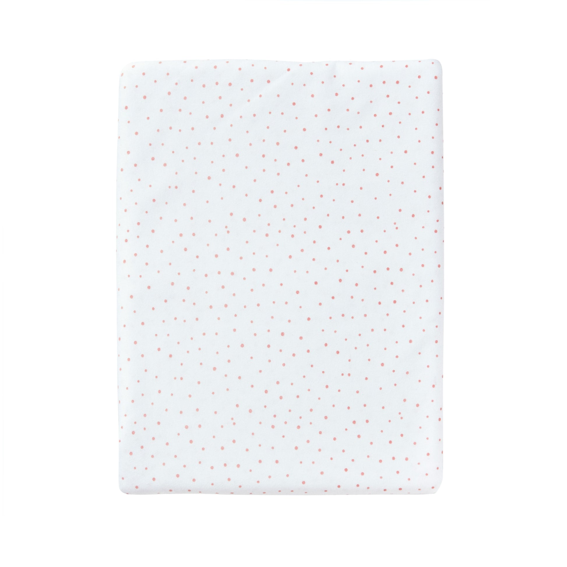 Launder & Love Organic Cotton Flat Cot Sheet in Pink Spot available at Bear & Moo