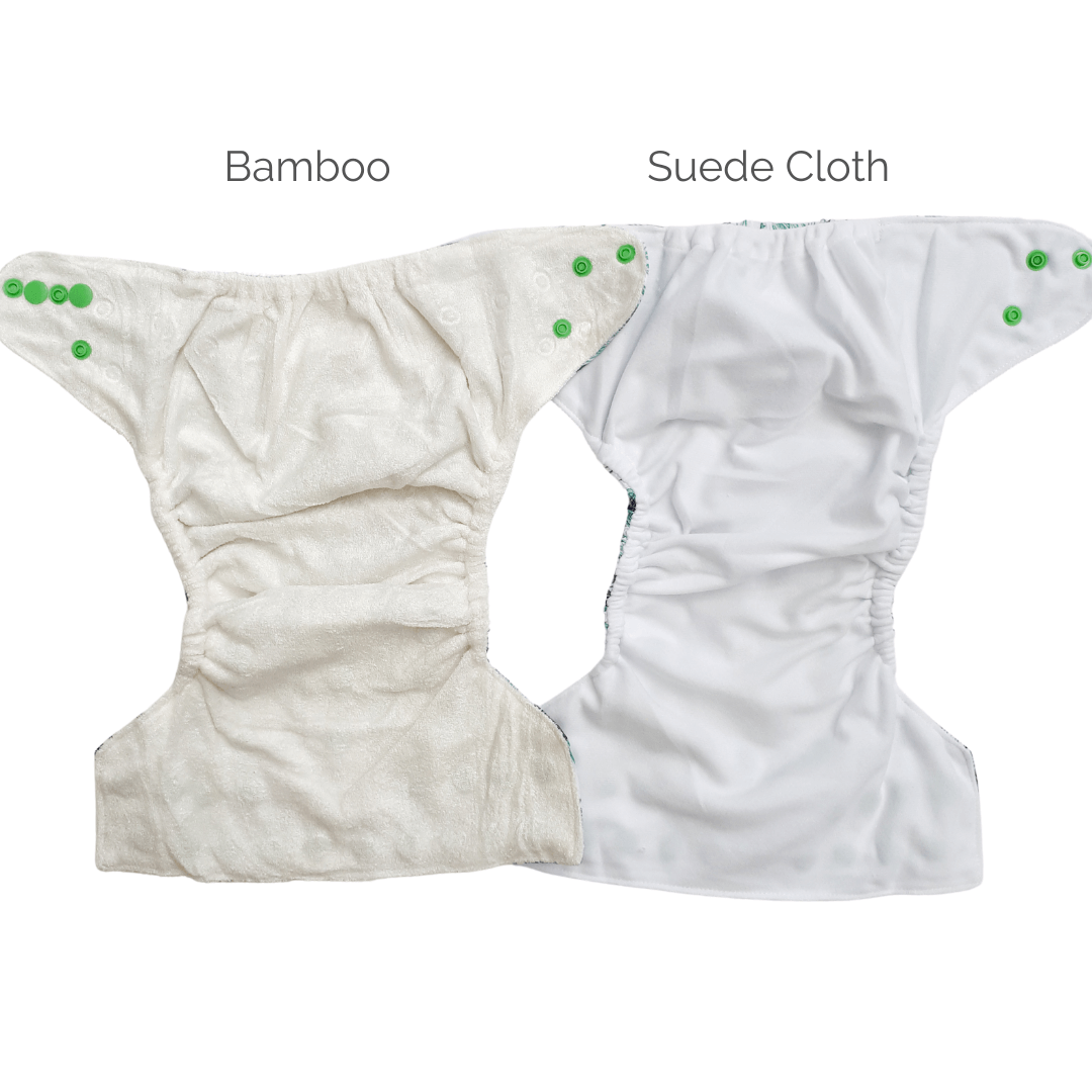 Bear & Moo One Size Fits Most Reusable Cloth Nappy in Bamboo or Suede lining